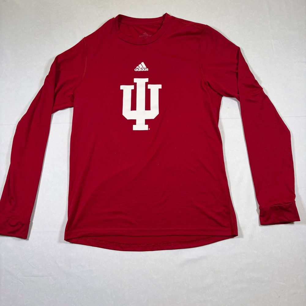Adidas Mens Indiana University Hoosiers Aeroready Long Sleeve Creator Tee EA1192